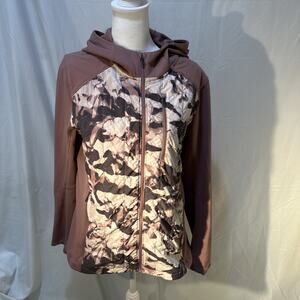 Under Armour Women's M ColdGear Reactor Hybrid Lite Printed Jacket Lightweight